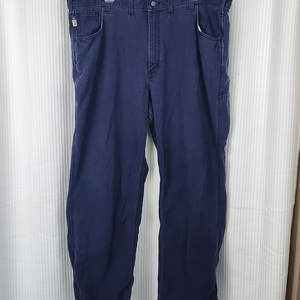 Carhartt FR Canvas Cargo Pant‎ 44x30 Blue Flame Resistant Work Wear